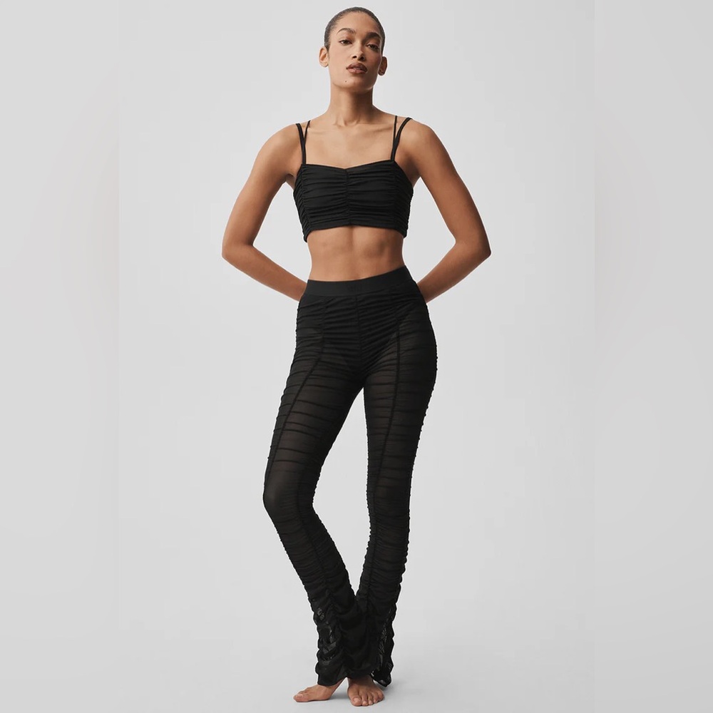 ALO YOGA | ✨NEW✨ Airlift Mesh High-Waist Cherish Legging in Black